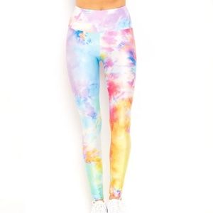 Goldsheep Neon Tie Dye legging